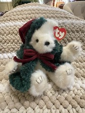 Ty Beanie Baby Attic Treasures Klause the Bear Holiday Christmas 2000