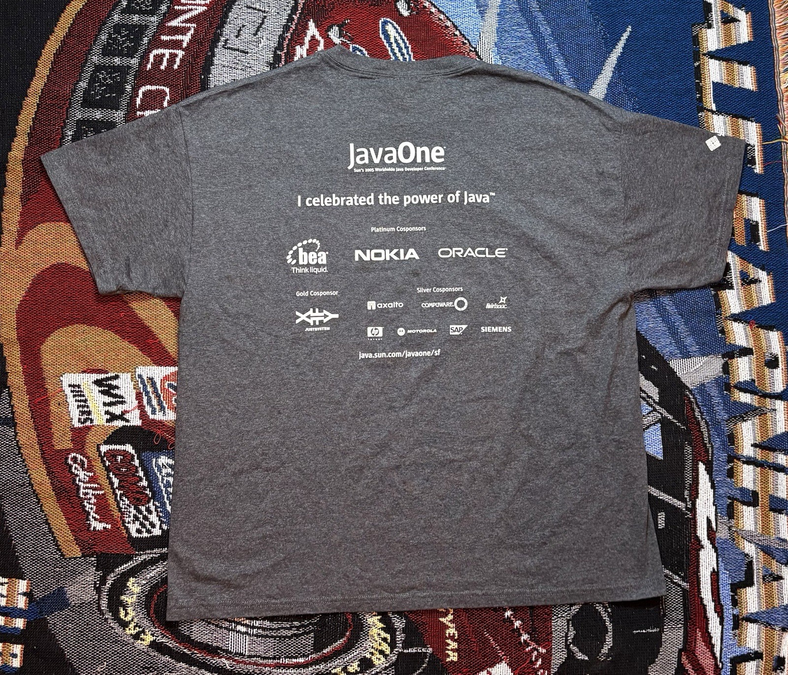 Vintage JAVAONE Shirt JAVA 10th ANNIVERSARY Codin… - image 2