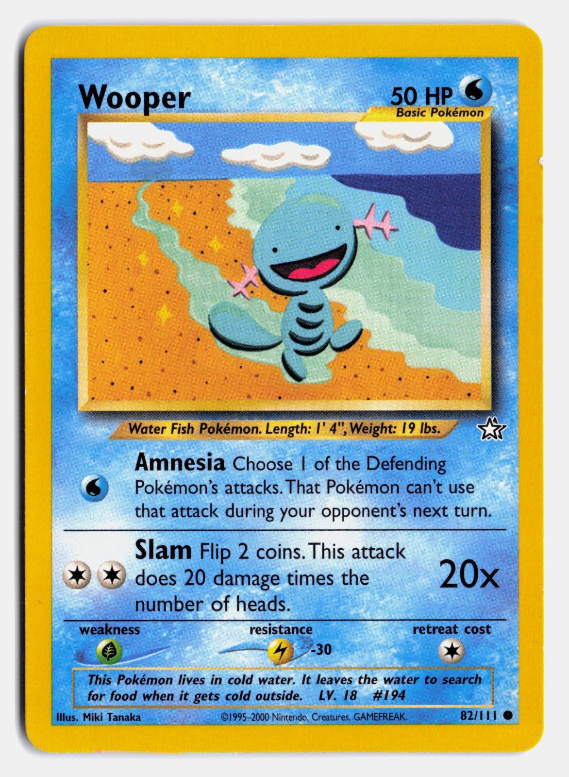 Wooper N1 #082/111 LP Pokemon TCG Common