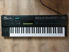 Yamaha DX7IID FM Digital Synthesizer Keyboard Floppy Drive And Cartridge
