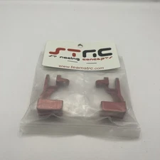 NEW STRC Slash 4X4 CNC Machined Aluminum Front C-Hubs Red ST6832R vxl pro rtr