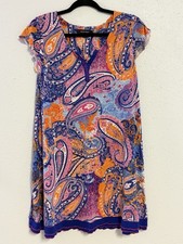 Ellen Tracy Flutter Sleeve Knee Length Chemis...
