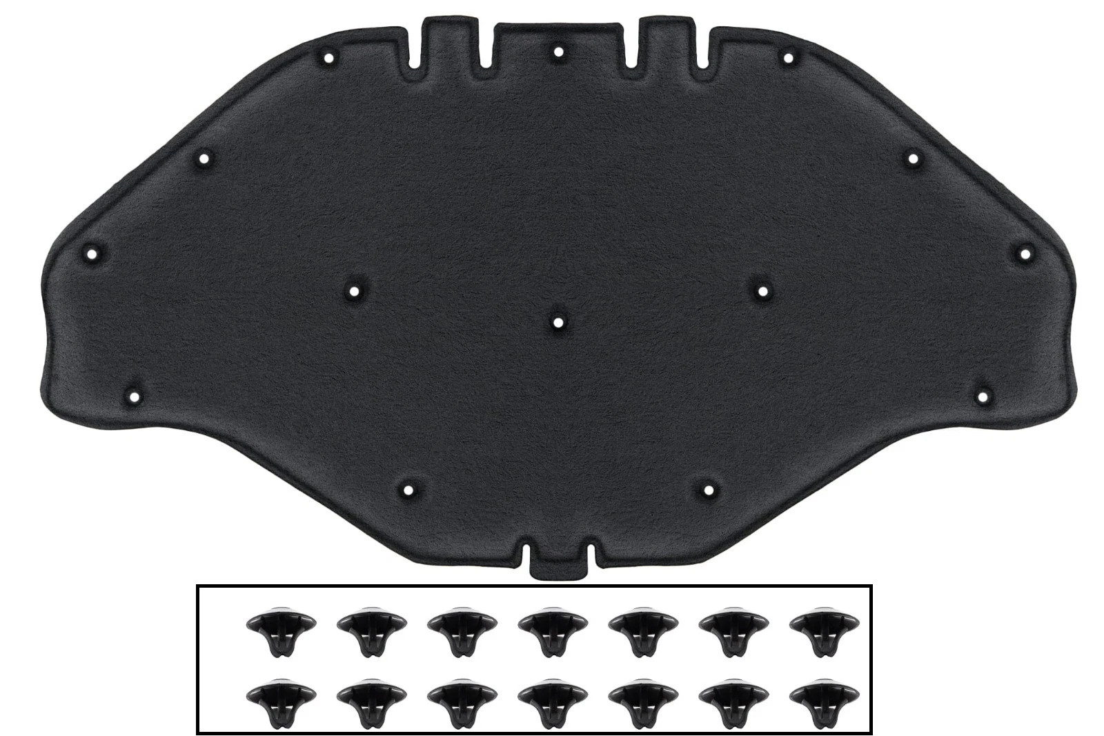 Insonorisant moteur A1666820126 isolant phonique capot pour Mercedes GLE W166