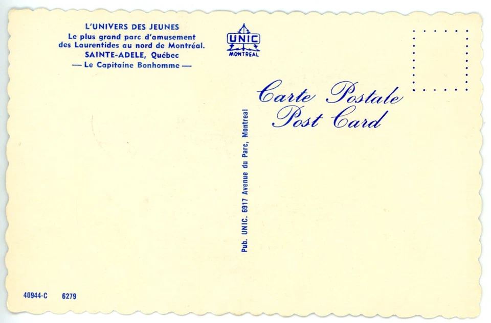 Capitaine Bonhomme Parc l'Univers des Jeunes STE ADÈLE Laurentides Quebec - Image 2 of 2