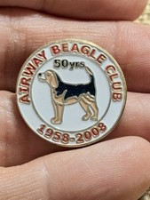 Airway Eagle Club Dog Club 50 Years 1958-2008 Enamel Pin ***READ