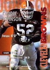 1995 FACT Fleer Shell #40 Pepper Johnson - FB