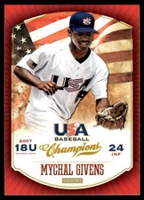 Mychal Givens 2013 Panini USA Baseball Champions #51 MLB READ FREE SHIPPING