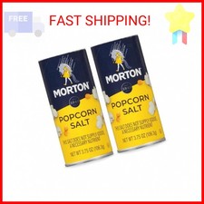 Morton Popcorn Salt, 3.75 oz , 2-Pack, Perfect for Popcorn  Seasoning