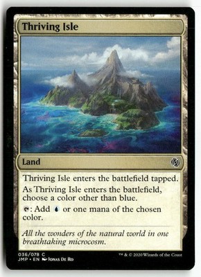 Thriving Isle 36 Common Jumpstart Magic: The Gathering Lightly Played