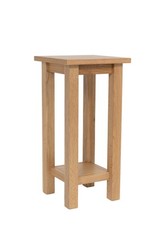 Side Plant Table | Solid Oak Wood Coffee/Telephone/Lamp/Bedside/End Tall/Small