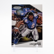🔥 2025 Panini Prizm Lamar Jackson Vertical Manga SSP Case Hit Ravens 🔥