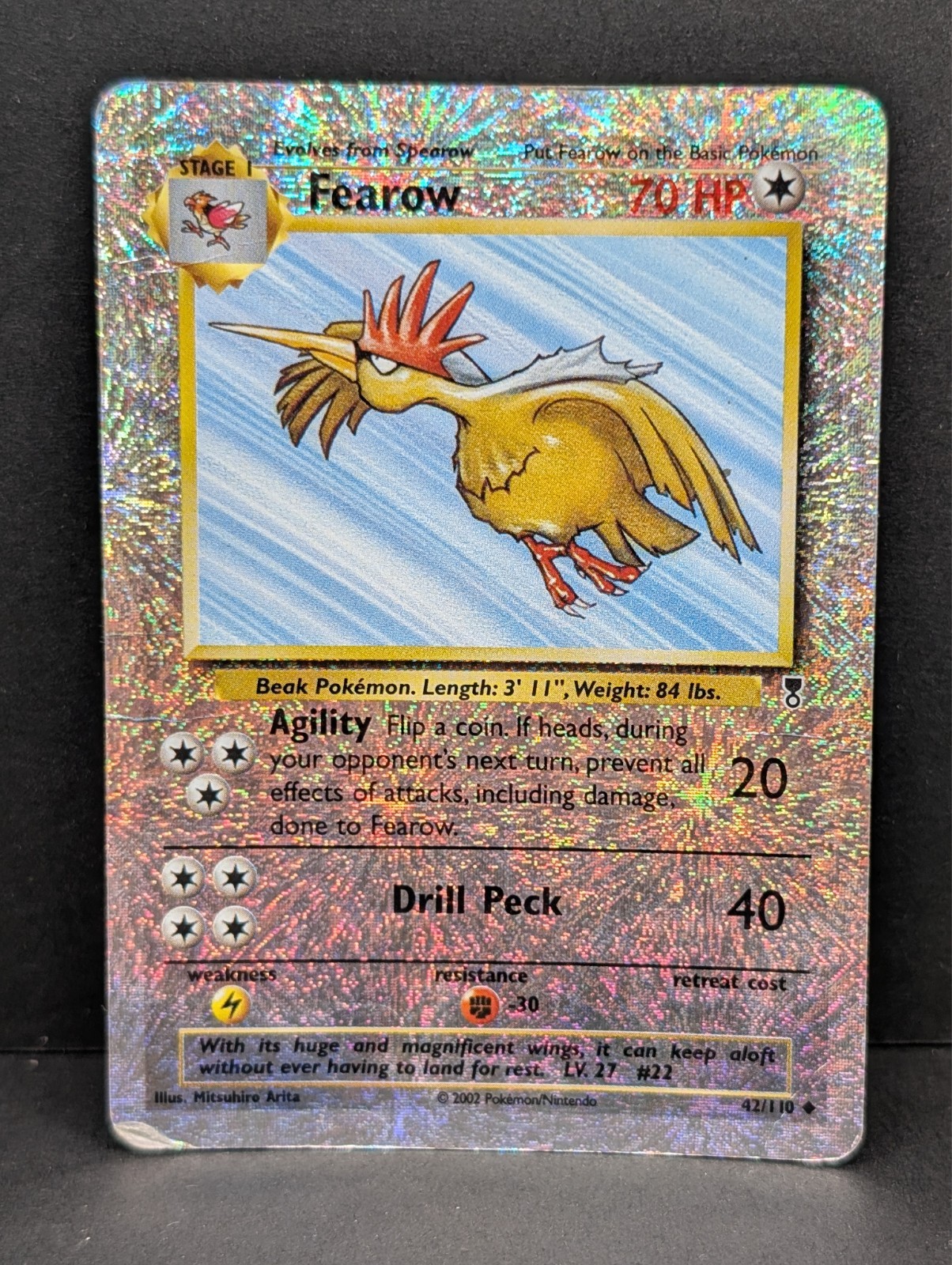 Fearow 42/110 Legendary Collection Reverse Holo Rare Pokemon TCG Nintendo HP