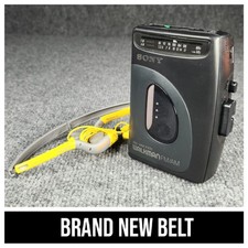 SONY Walkman WM-FX21 AM/FM Cassette Player Radio - NEW BELT - TESTED  WORKING