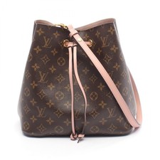 Borsa a tracolla Louis Vuitton Neonoe con coulisse M44022 Monogram Rosa usata