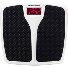 Health o meter Split Mat Digital Scale, 400 lbs Capacity, LED Display, Black and