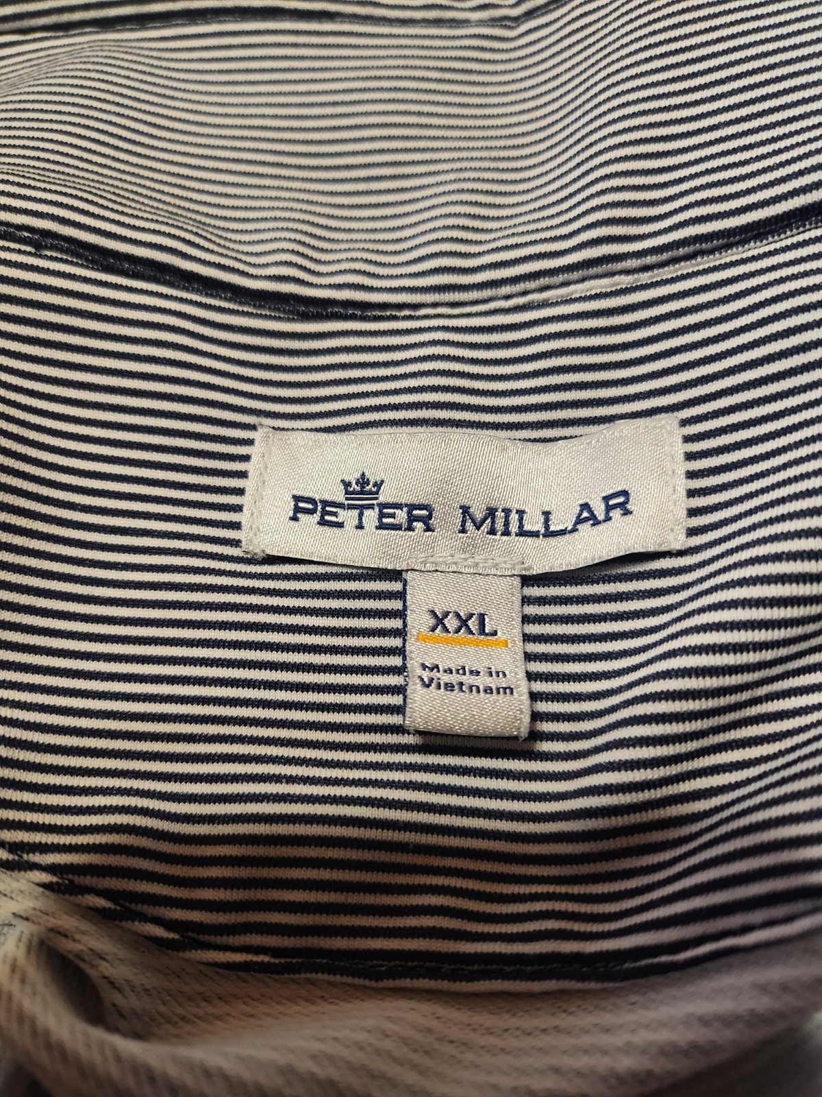 PETER MILLAR~Perth Mini Stripe ~Performance Pullo… - image 13