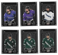Lot: 6 2024-25 UD PWHL First Edition Portraits Kelly Pannek Sarah Nurse Rattray