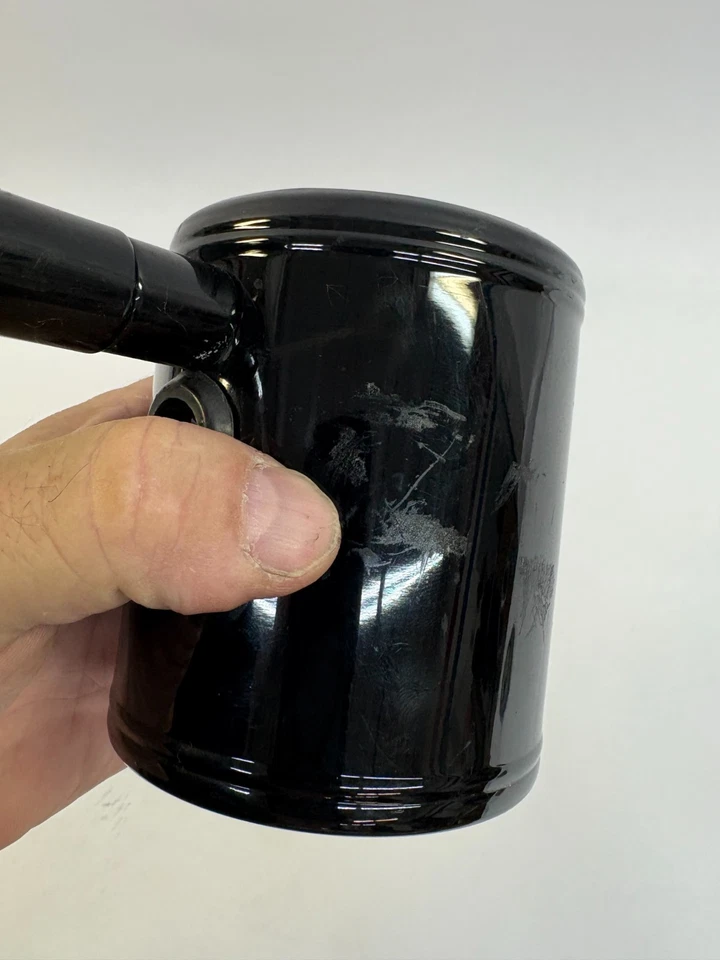 Guidão Harley preto brilhante Kruzer Kaddy copo bebida porta-garrafa - Imagem 4 de 4