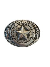 Vintage The State Of Texas Belt Buckle 37