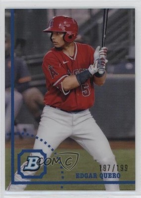 2022 Bowman Heritage Chrome Prospects Refractor /199 Edgar Quero #BHPC-35 14ij