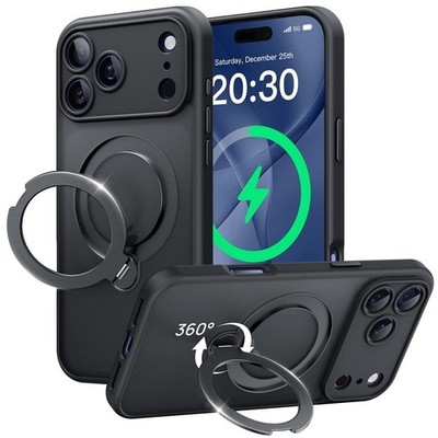 Peerock 360° Spin Magnetic Stand for iPhone 17 Pro Max Case