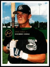 2000 Eric Cole Just Memorabilla BASEBALL #23 Kissimmee Cobras