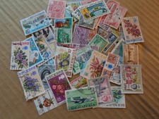 Collection lot 50 different stamps of Bermuda