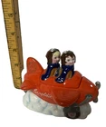 VINTAGE   SALT AND PEPPER SHAKERS..CAMPBELL KIDS..AIMING HIGH