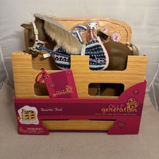Our Generation Loyal Foal - Quarter Foal with accessories For 18in Dolls NEW