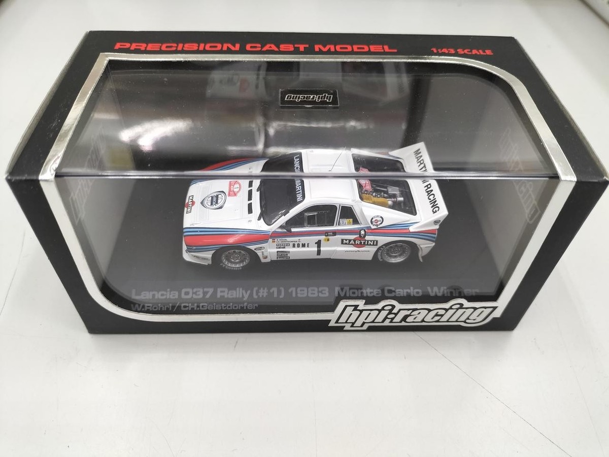 HPI-RACING 1/43 LANCIA 037 RALLY (#1) W. ROHRL WINNER MONTE CARLO