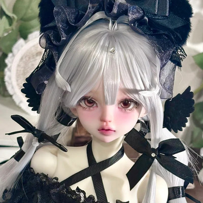 Lovely Girl 1/4 BJD Doll SD Female Bare Ball Jointed Body Dolls Eyes Face Makeup