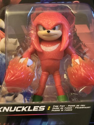 Jakks Pacific Sonic The Hedgehog 3 Movie KNUCKLES Fire Fist 5