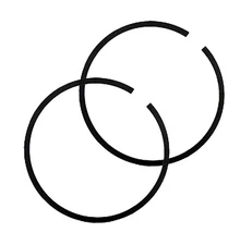 Ryobi Toro Trimmer/Blower (2 Pack) Replacement Steel Piston Ring - 690161002-2PK