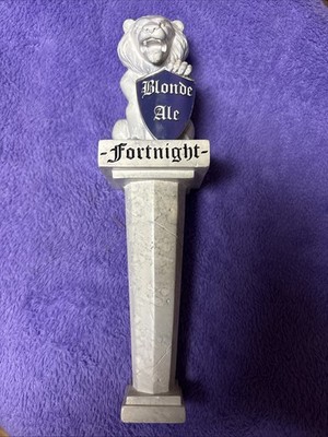 Fortnight Blonde Ale Lion Beer Tap Handle Rare Figural Bar Pub