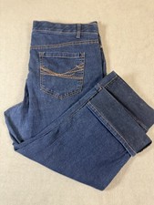 Faded Glory Women's Plus Size 18W Stretch Denim Jeans Blue