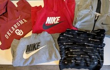 Lot Of 5 Boys Hoodies. Youth M. Nike, Champion. OU