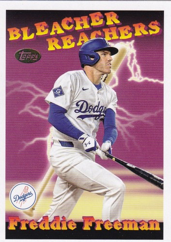 Freddie Freeman #BR-22 2025 Topps Update Bleacher Reachers card