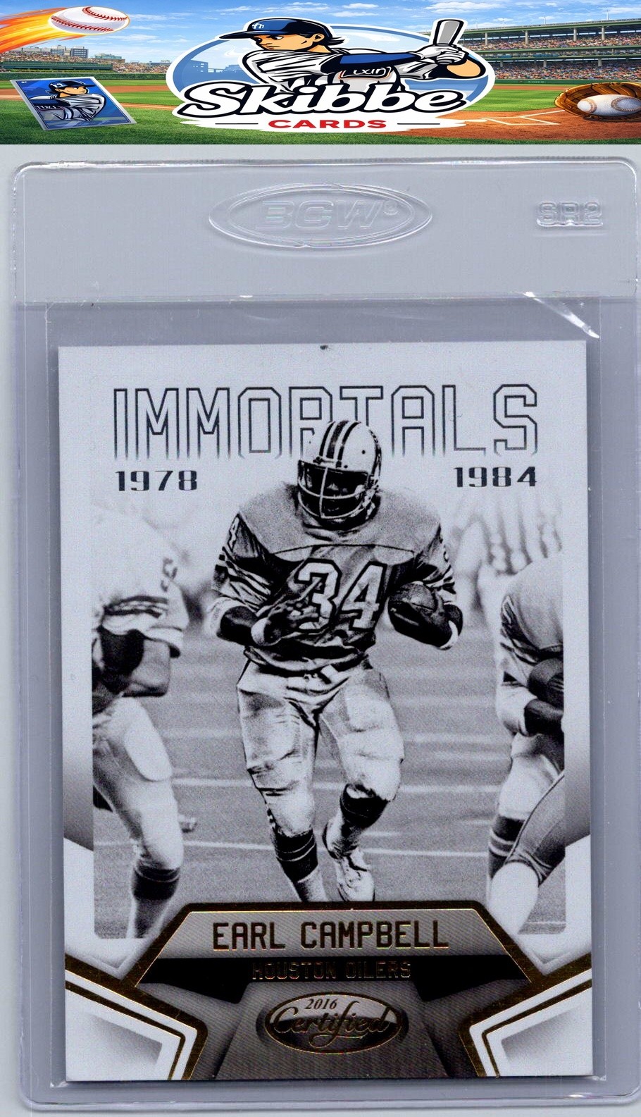 2016 Panini Certified #112 Earl Campbell #/999