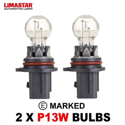 2 x 12V 13W P13W klar weiß Glühbirnen DRL PG18.5D DRL Nebel Rückwärtsgang