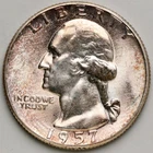 1957 Washington Quarter, Lovely Toning!
