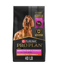 Purina Pro Plan Sensitive Skin, Stomach Salmon and Rice Formula Dog Food, 40 lbs