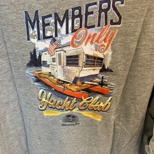 Havana Jim Men's Long Sleeve 100% Cotton Tshirt Members Only Yacht Club Size L