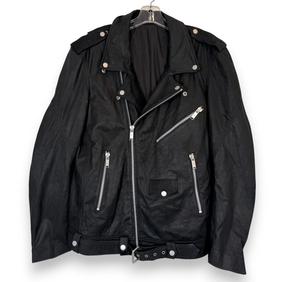 Zip Leather Outer Shell Lightweight Coats, Jackets & Vests for Men