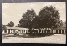 Rainbow Cottages Salida Colorado RPPC Sanborn  X-1956