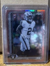 2025 Topps Chrome Ashton Jeanty Pig Skin Refractor Las Vegas Raiders Rookie #322