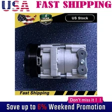 A/C AC Compressor Fit for Ford F-150 F-250 F-350 F-450 1997-2004 4.2L /4.6L 5.4L