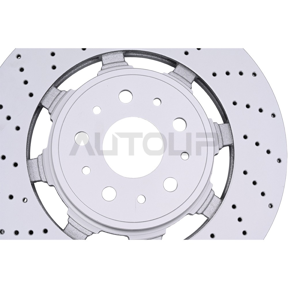 For Maserati Granturismo Quattroporte GranCabrio 235318 Front Brake Rotors Set