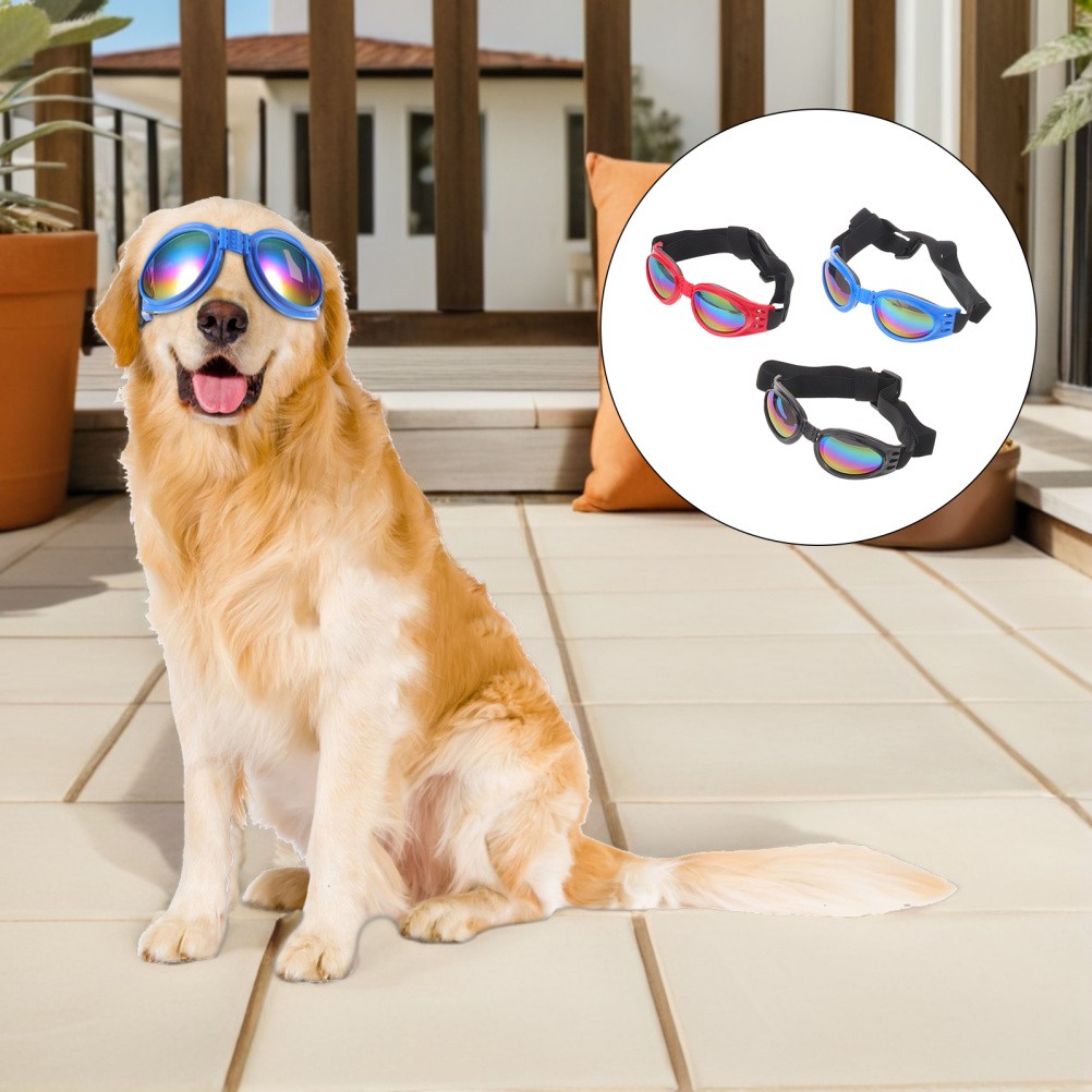 Occhiali da sole per cani - Set da 3 pezzi foto 3