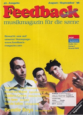FEEDBACK Musikmagazin Pfalz - Saar - Nr. 41 Aug. / Sep. 1998 - Beastie Boys