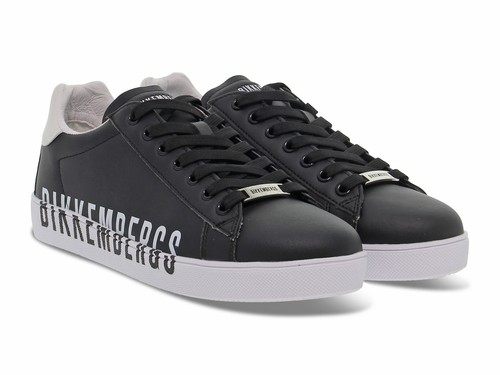 Sneakers Bikkembergs 19133B NB in black microfibre - Men's Shoes - Picture 5 of 5